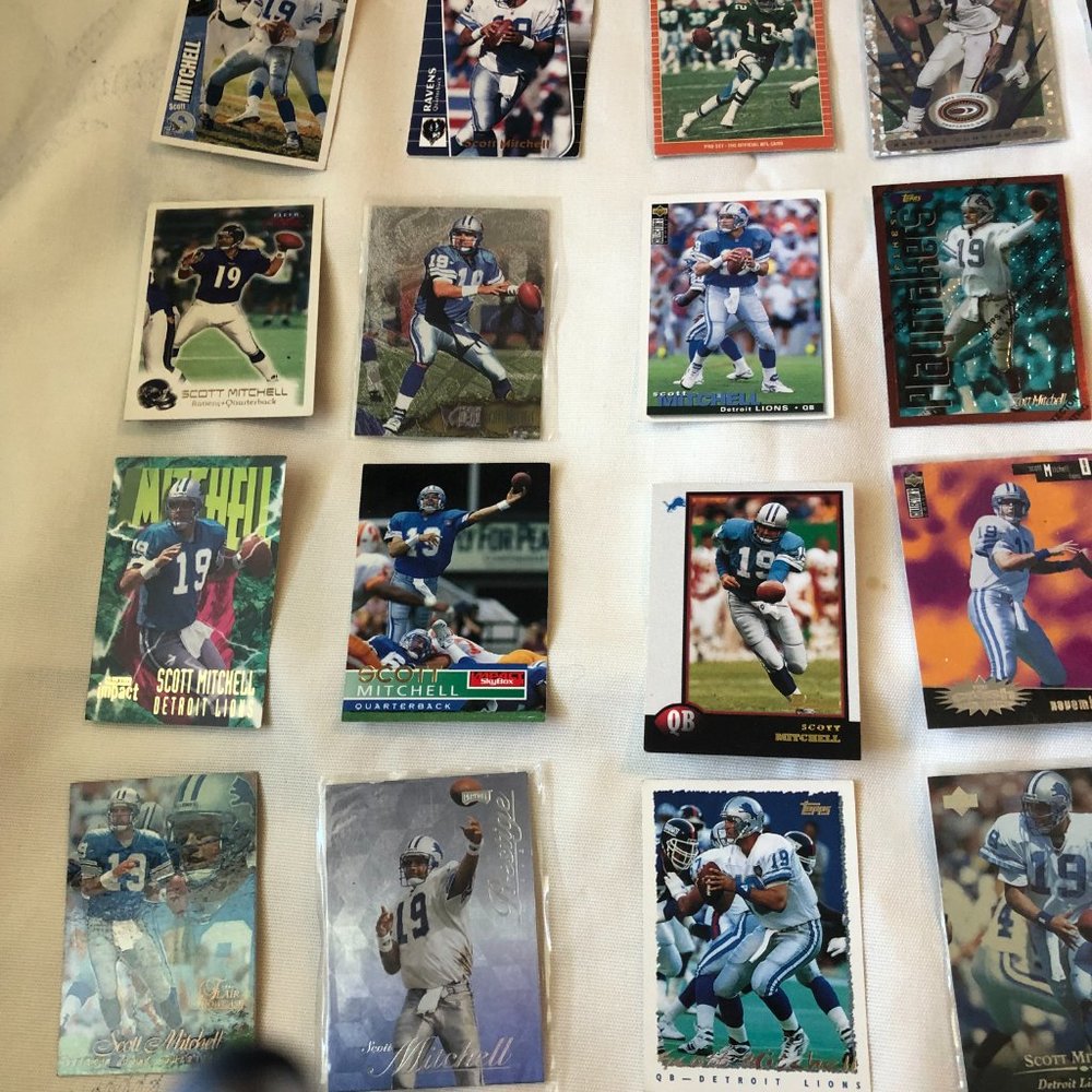 ALL FOOTBALL NFL TRADE CARDS OPF SCOTT MITCHELL ALSO ROOKIE